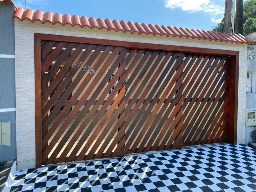 Foto 1 de Casa com 2 Quartos à venda, 70m² em Itaoca, Mongaguá