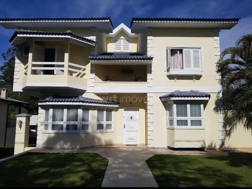 Foto 1 de Casa de Condomínio com 4 Quartos para venda ou aluguel, 680m² em Bairro Marambaia, Vinhedo