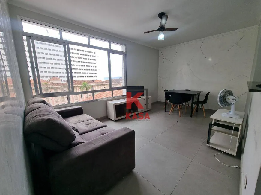Foto 1 de Apartamento com 1 Quarto para alugar, 46m² em Gonzaga, Santos
