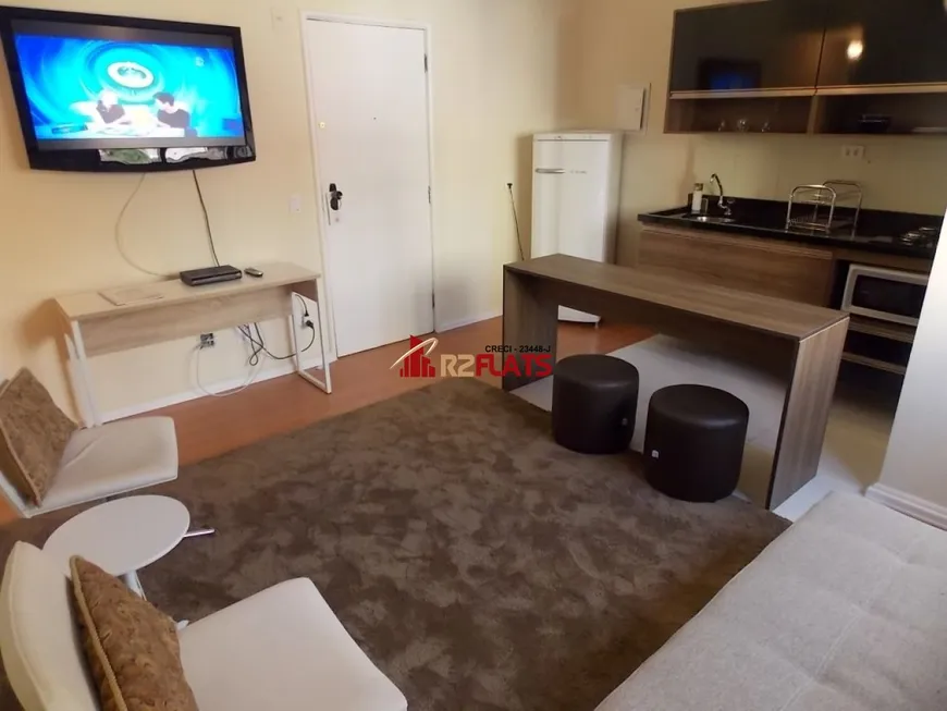 Foto 1 de Flat com 1 Quarto à venda, 45m² em Jardim Paulista, São Paulo