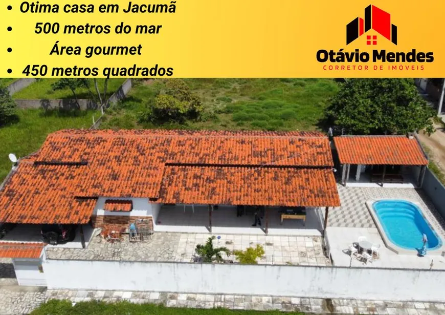 Foto 1 de Casa com 3 Quartos à venda, 450m² em Jacumã, Conde