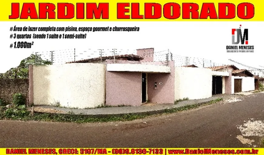Foto 1 de Casa com 3 Quartos à venda, 1000m² em Jardim Eldorado, São Luís