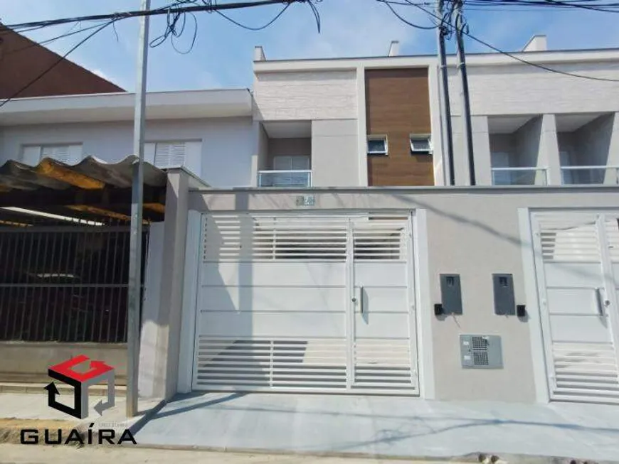 Foto 1 de Sobrado com 3 Quartos à venda, 122m² em Vila Homero Thon, Santo André