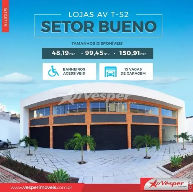 Foto 1 de Ponto Comercial para alugar, 99m² em Setor Bueno, Goiânia