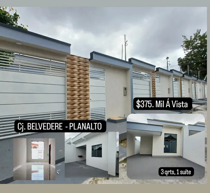 Foto 1 de Casa com 3 Quartos à venda, 94m² em Parque Dez de Novembro, Manaus