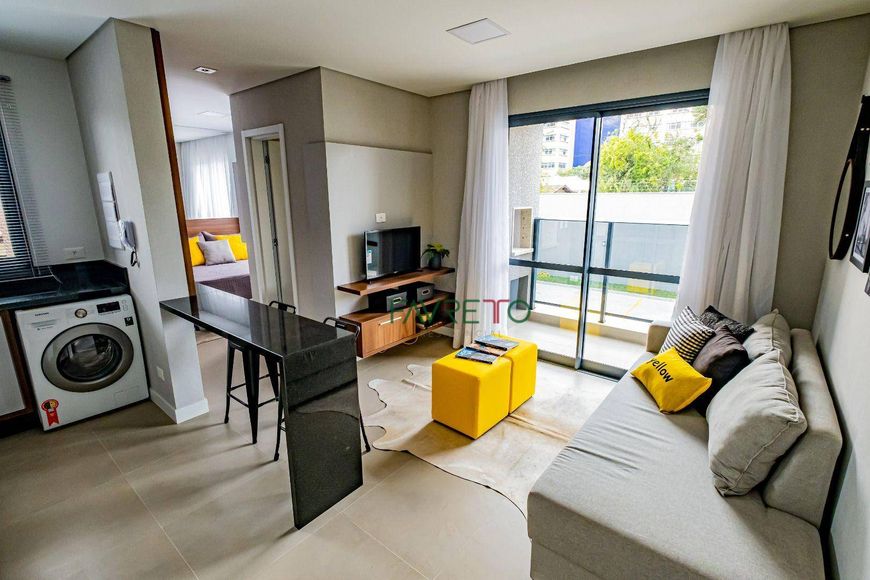 Foto 1 de Apartamento com 1 Quarto para venda ou aluguel, 36m² em Portão, Curitiba