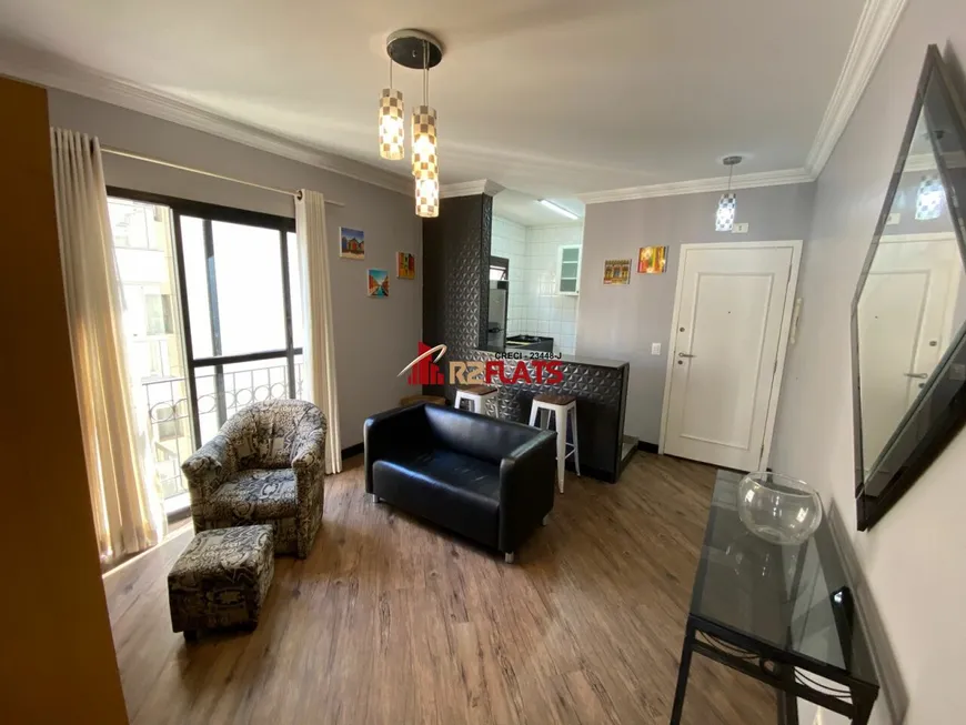 Foto 1 de Apartamento com 1 Quarto para alugar, 43m² em Consolação, São Paulo