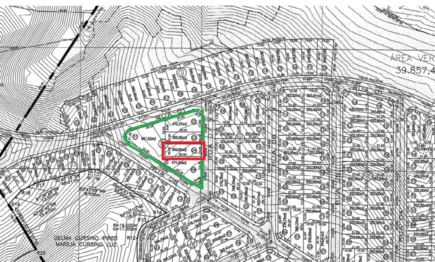 Foto 1 de Lote/Terreno à venda, 300m² em Condomínio Residencial Mantiqueira, São José dos Campos