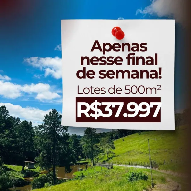 Foto 1 de Lote/Terreno à venda, 500m² em Verava, Ibiúna