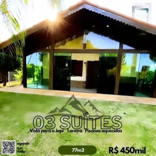Foto 1 de Casa de Condomínio com 3 Quartos à venda, 125m² em Pinhal, Cabreúva
