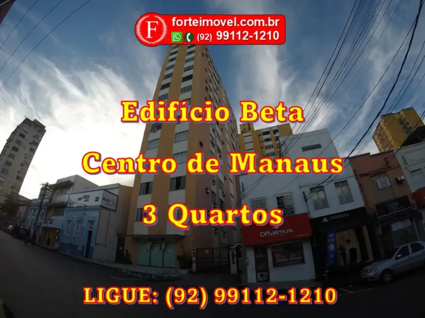 Foto 1 de Apartamento com 3 Quartos para alugar, 120m² em Centro, Manaus