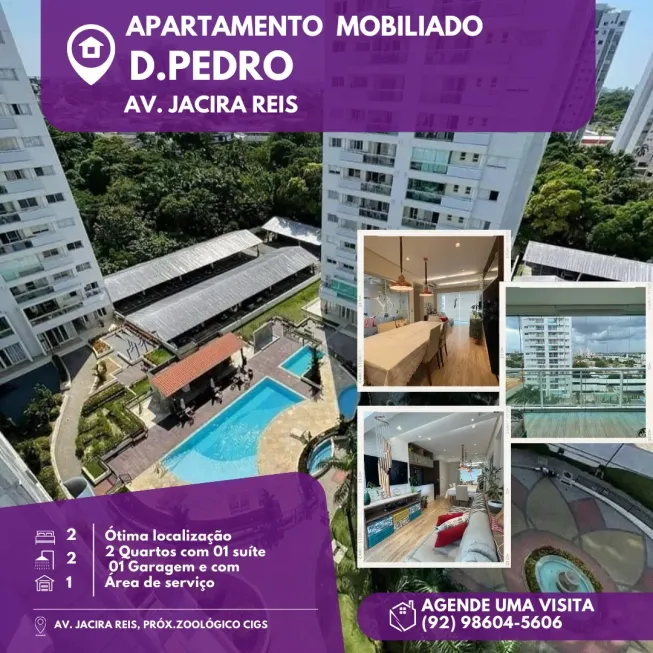 Foto 1 de Apartamento com 3 Quartos à venda, 71m² em São Jorge, Manaus