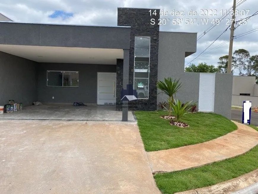 Foto 1 de Casa de Condomínio com 3 Quartos à venda, 140m² em Condomínio Bella Vitta Monte Libano, Bady Bassitt