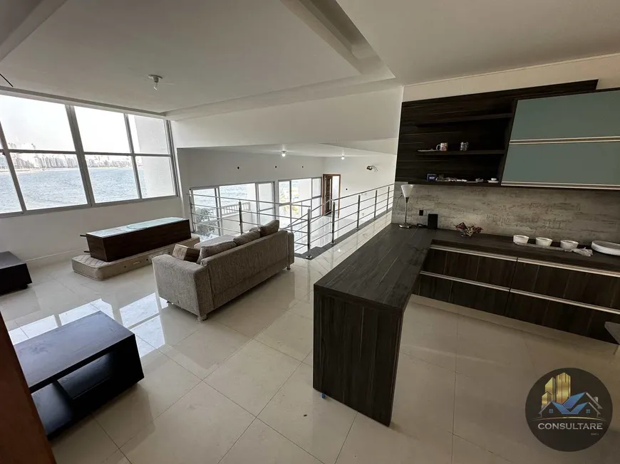 Foto 1 de Apartamento com 4 Quartos à venda, 235m² em Ilha Porchat, São Vicente