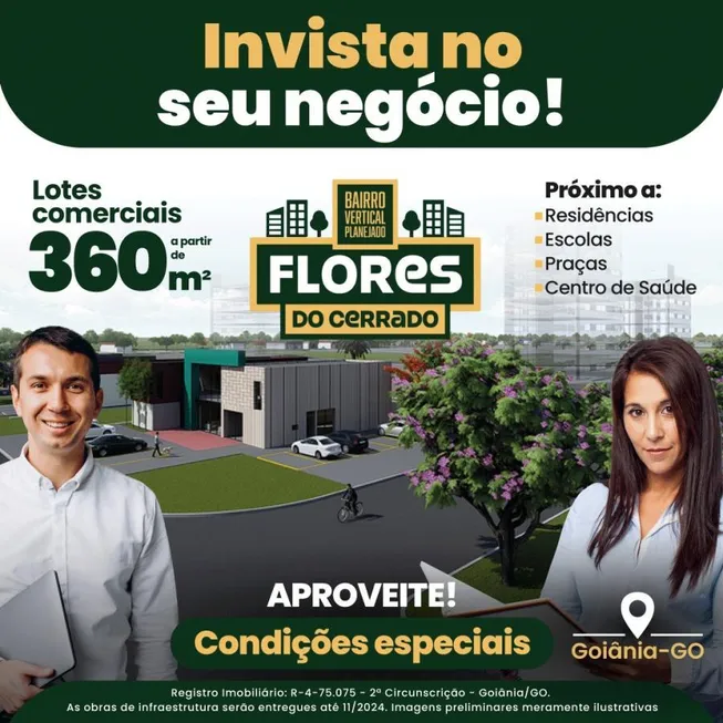 Foto 1 de Lote/Terreno à venda, 360m² em Residencial Fonte das Aguas, Goiânia