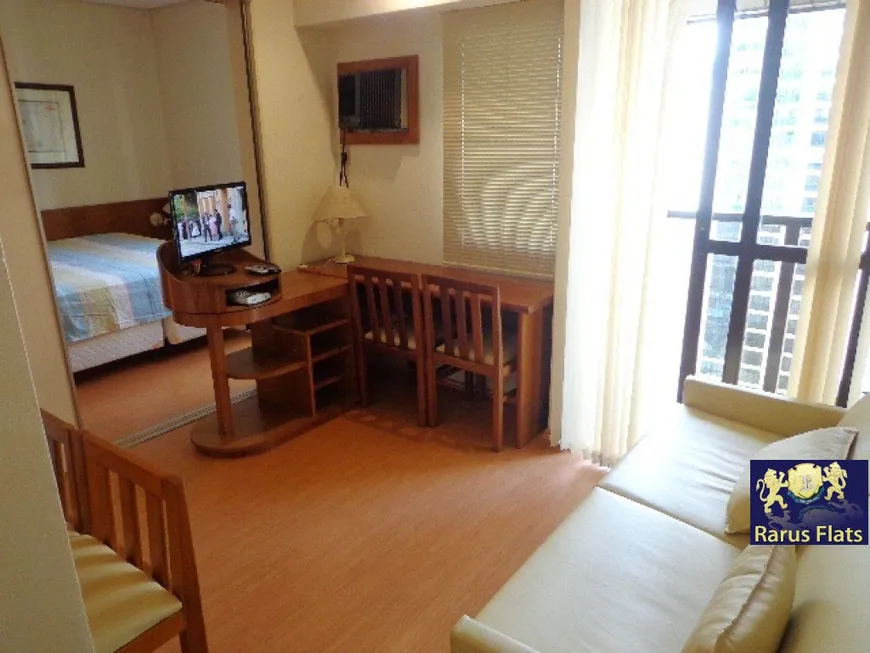 Foto 1 de Flat com 1 Quarto para alugar, 37m² em Moema, São Paulo