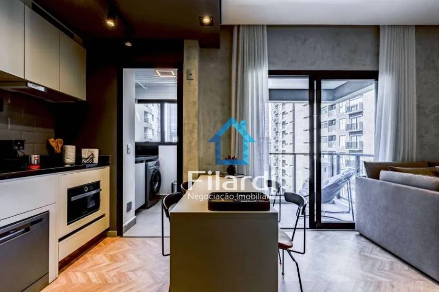 Foto 1 de Apartamento com 1 Quarto para alugar, 49m² em Jardim Paulistano, São Paulo