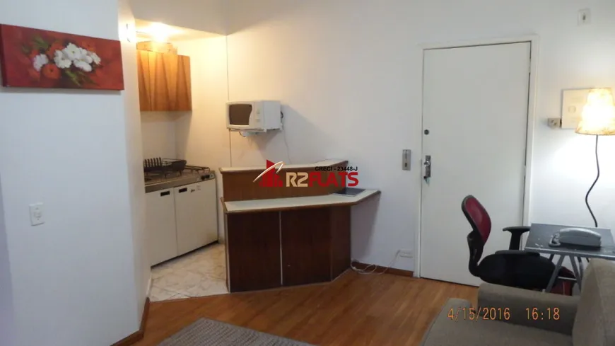 Foto 1 de Flat com 1 Quarto para alugar, 32m² em Jardim Paulista, São Paulo