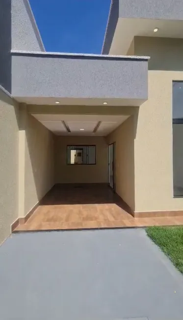 Foto 1 de Casa com 3 Quartos à venda, 50m² em Residencial Brisas da Mata, Goiânia