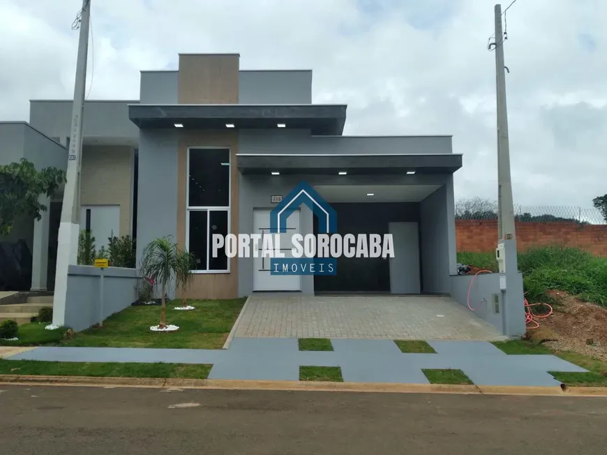 Foto 1 de Casa de Condomínio com 3 Quartos à venda, 200m² em Jardim Reserva Ipanema, Sorocaba