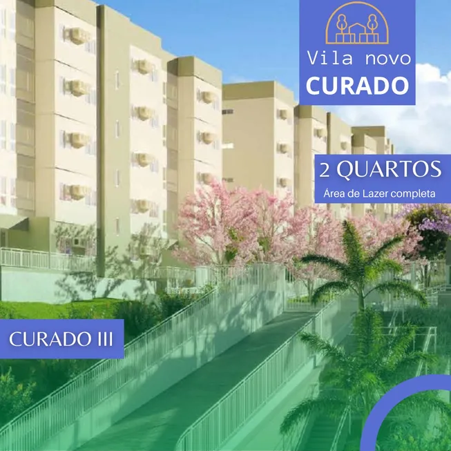 Foto 1 de Apartamento com 2 Quartos à venda, 52m² em Curado, Jaboatão dos Guararapes