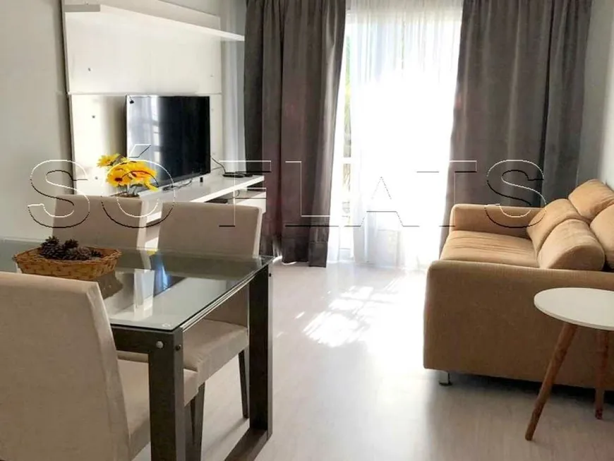 Foto 1 de Flat com 2 Quartos à venda, 65m² em Morumbi, São Paulo