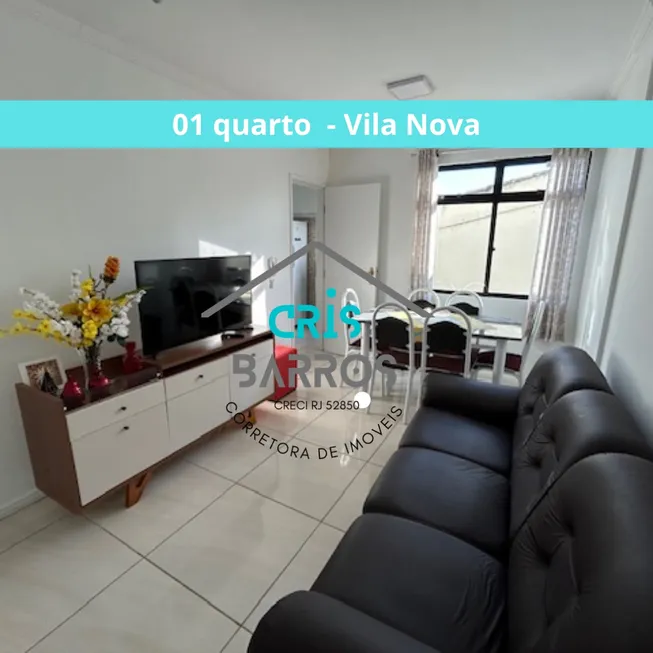 Foto 1 de Apartamento com 1 Quarto à venda, 36m² em Vila Nova, Cabo Frio