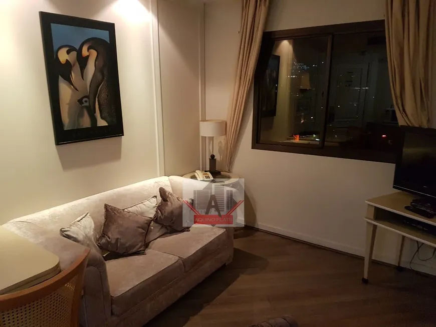 Foto 1 de Flat com 1 Quarto para alugar, 38m² em Vila Olímpia, São Paulo