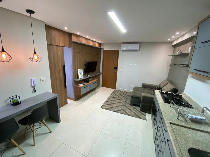 Foto 1 de Flat com 1 Quarto à venda, 38m² em Jardim Goiás, Goiânia