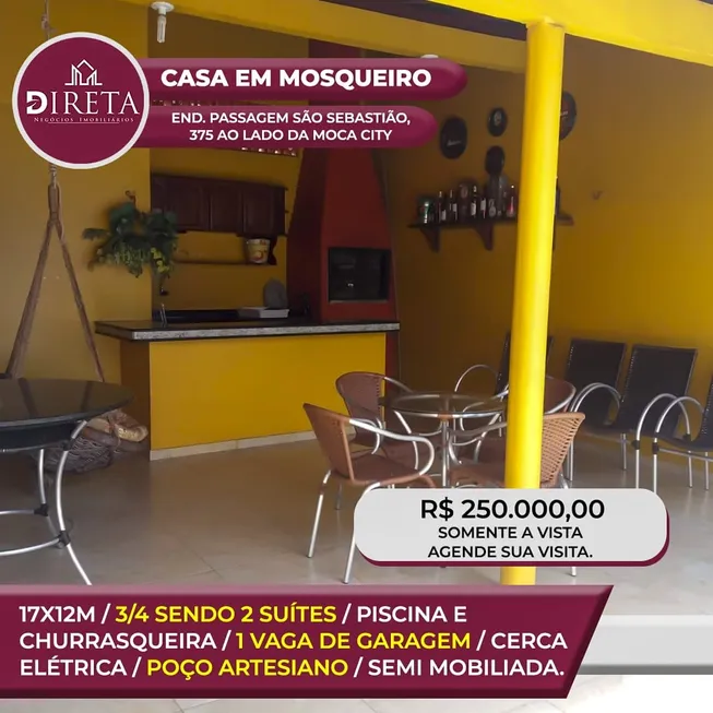 Foto 1 de Casa com 3 Quartos à venda, 204m² em Murubira Mosqueiro, Belém