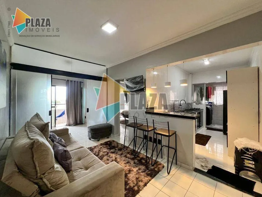 Foto 1 de Apartamento com 1 Quarto à venda, 57m² em Maracanã, Praia Grande