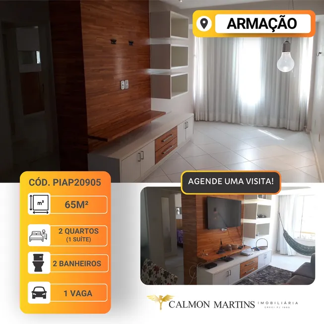 Foto 1 de Apartamento com 2 Quartos à venda, 65m² em Armação, Salvador