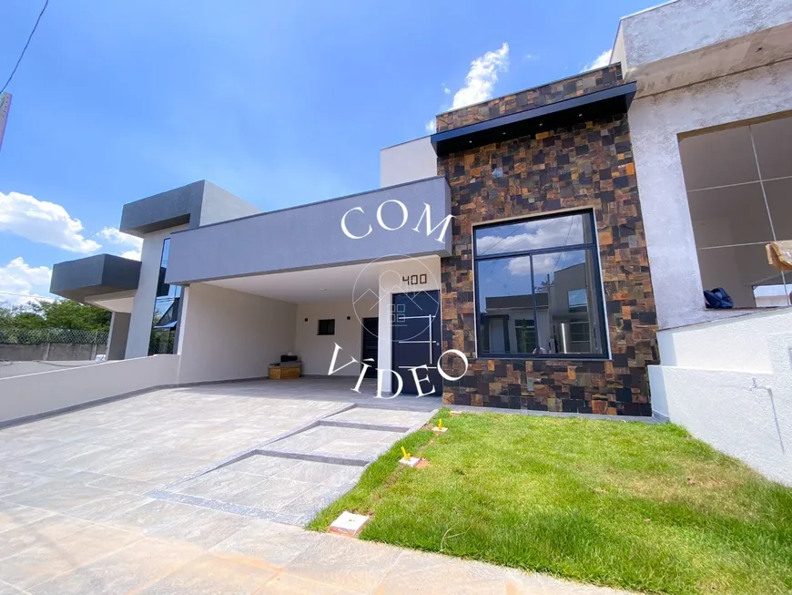 Foto 1 de Casa de Condomínio com 3 Quartos à venda, 162m² em Parque Olívio Franceschini, Hortolândia