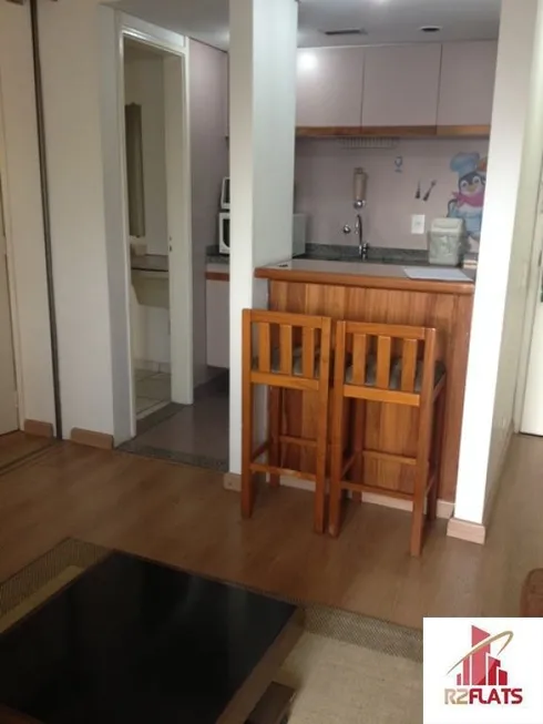 Foto 1 de Flat com 1 Quarto para alugar, 40m² em Moema, São Paulo