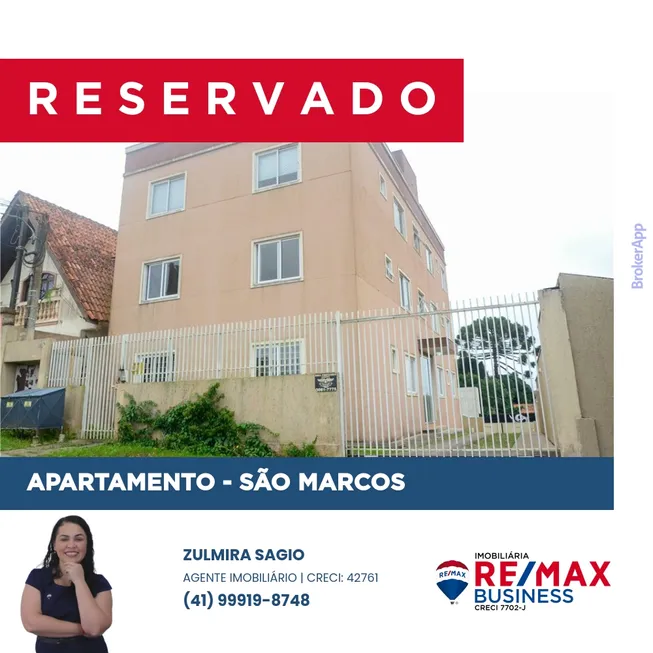 Foto 1 de Apartamento com 2 Quartos à venda, 51m² em São Marcos, São José dos Pinhais