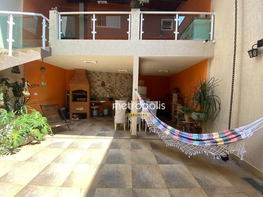 Foto 1 de Sobrado com 3 Quartos à venda, 148m² em Vila Camilopolis, Santo André