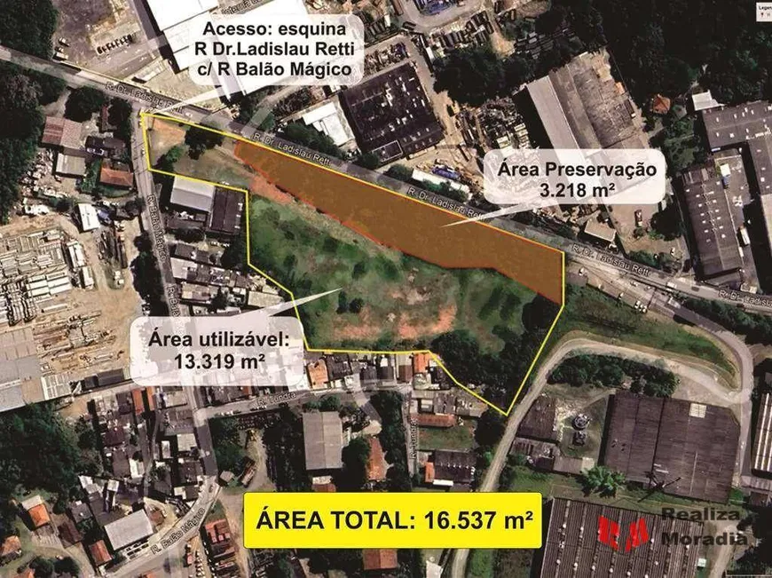 Foto 1 de Lote/Terreno à venda, 16537m² em Parque Alexandre, Cotia