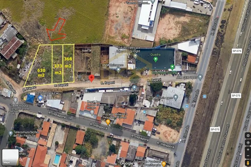 Foto 1 de Lote/Terreno à venda, 368m² em Jardim Itatinga, Campinas