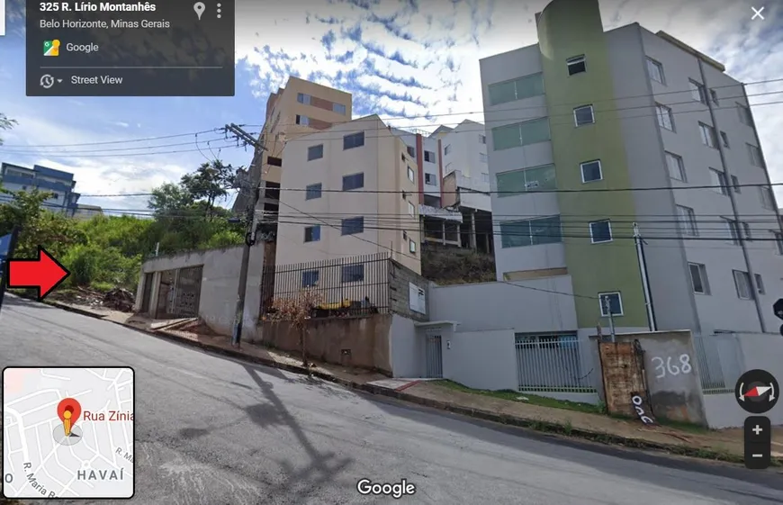 Foto 1 de Lote/Terreno com 1 Quarto à venda, 360m² em Havaí, Belo Horizonte