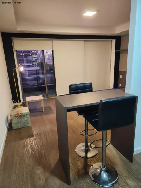 Foto 1 de Apartamento com 1 Quarto para alugar, 40m² em Brooklin, São Paulo