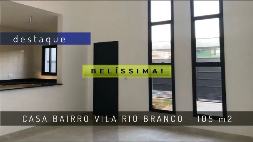 Foto 1 de Casa com 3 Quartos à venda, 105m² em Vila Rio Branco, Jundiaí