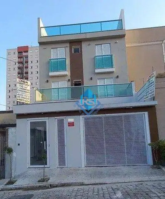 Foto 1 de Apartamento com 2 Quartos à venda, 60m² em Vila Homero Thon, Santo André