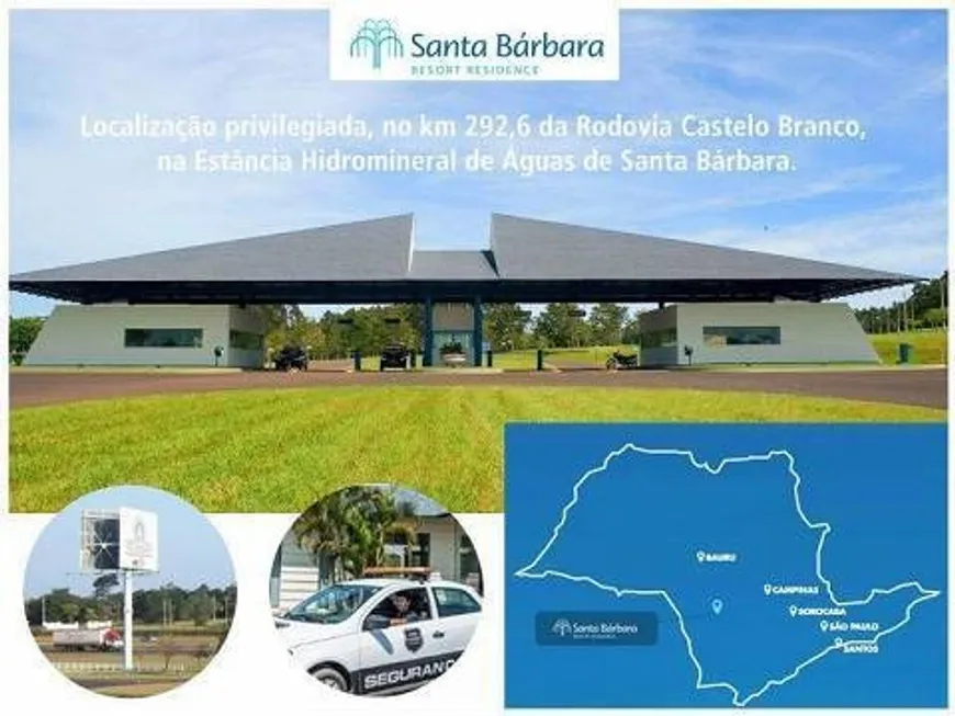 Foto 1 de Lote/Terreno à venda, 450m² em condominio thermas de aguas de santa barbara, Águas de Santa Bárbara