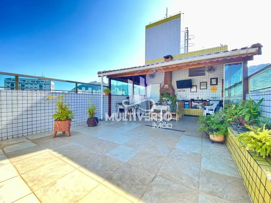Foto 1 de Cobertura com 4 Quartos à venda, 228m² em Vila Belmiro, Santos