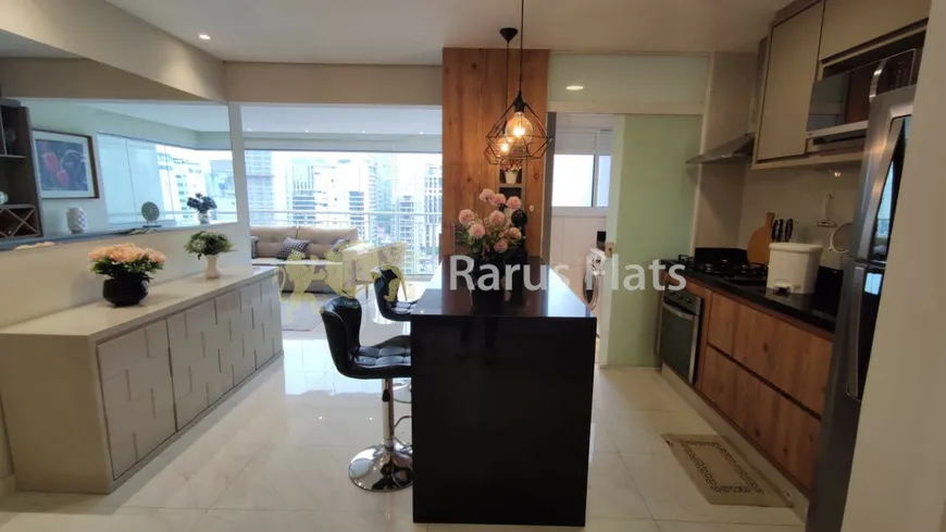 Foto 1 de Flat com 1 Quarto para alugar, 54m² em Itaim Bibi, São Paulo