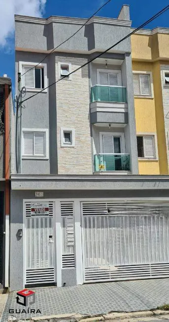 Foto 1 de Cobertura com 2 Quartos à venda, 110m² em Camilópolis, Santo André