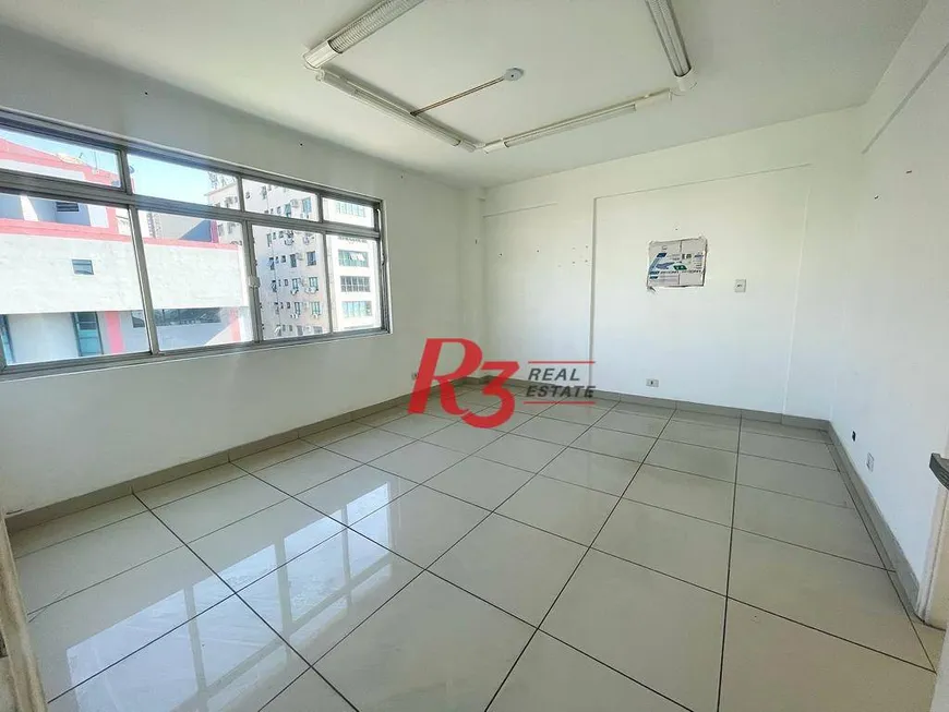 Foto 1 de Sala Comercial para alugar, 58m² em Boqueirão, Santos