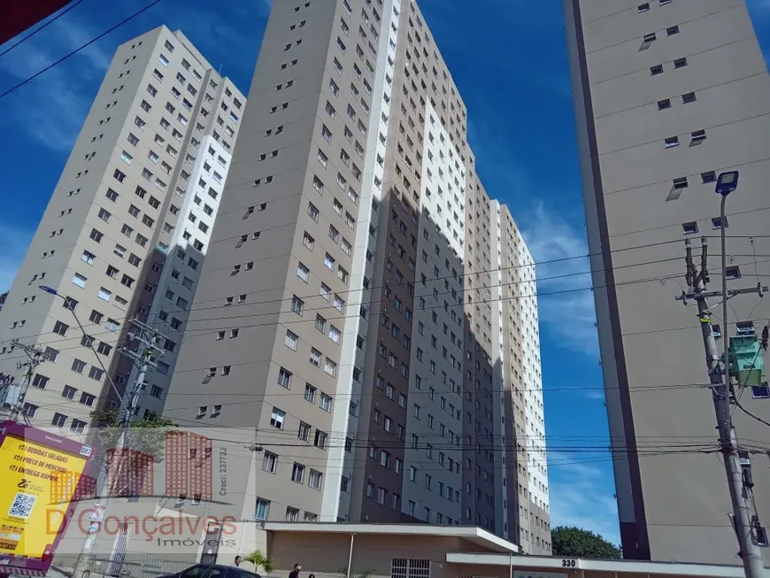 Foto 1 de Apartamento com 2 Quartos à venda, 45m² em Campanário, Diadema