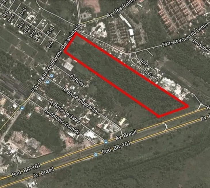 Foto 1 de Lote/Terreno para alugar, 76400m² em Santa Cruz, Rio de Janeiro