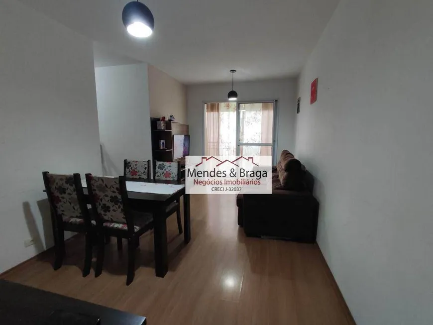 Foto 1 de Apartamento com 3 Quartos à venda, 64m² em Ponte Grande, Guarulhos